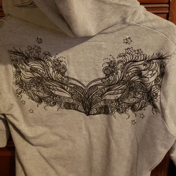 Red Marc Ecko cropped hoodie - Picture 5 of 5